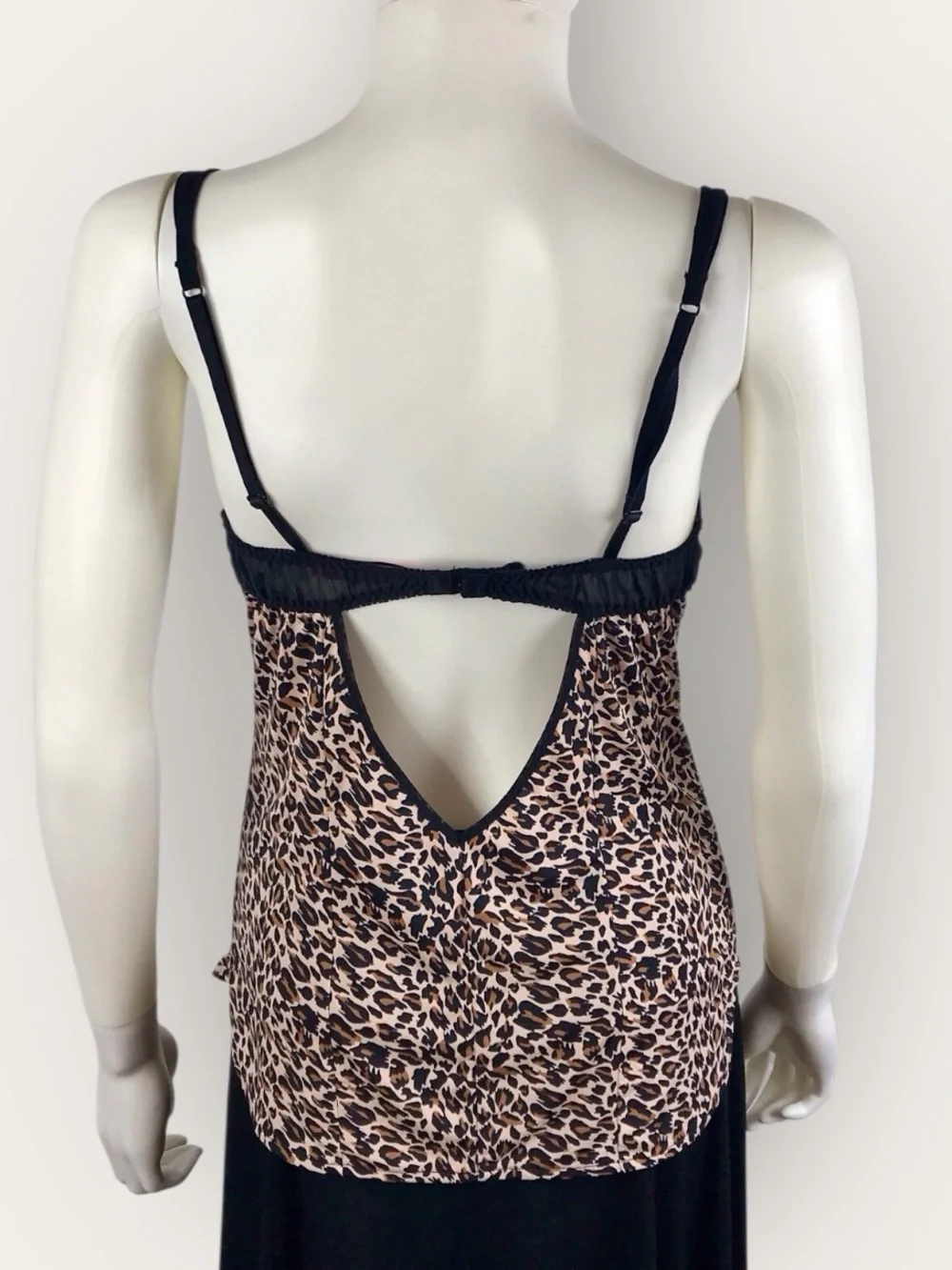 Betsey Johnson Vintage Camisole Tank Leopard-Print Y2K Design Intimates